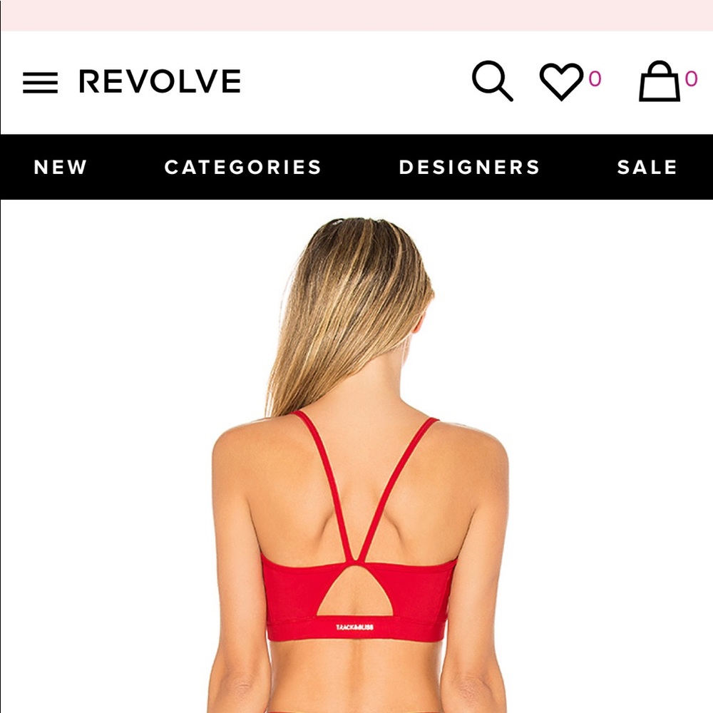 REVOLVE Red Sports Bra